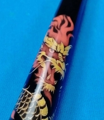 Champion NDL-3K Fire Dragon  11.8 or 12.4mm Carbon Fiber Uni-Loc 60" Pool Cue, Joint Protectors & Playing Glove