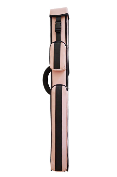 Champion 2X2,2X3,3X4 Leatherette Billiard Pool Cue Stick Baby Pink Hard Case 2S3B