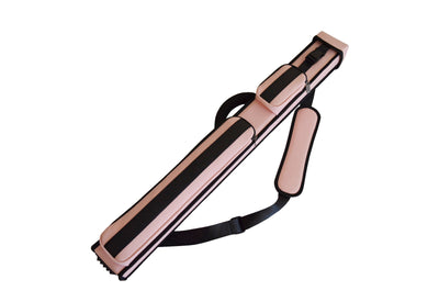 Champion 2X2,2X3,3X4 Leatherette Billiard Pool Cue Stick Baby Pink Hard Case 2S3B