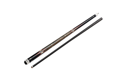 Gator S7-10  Carbon Fiber 12.4mm Uni-Loc Pool Cue + Hard Case, Joint Protectors, and Playing Glove