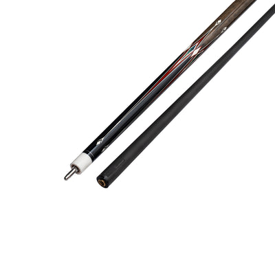 Gator S7-10  Carbon Fiber 12.4mm Uni-Loc Pool Cue + Hard Case, Joint Protectors, and Playing Glove