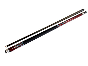 Gator KL-S7-1 Carbon Fiber 12.4mm Uni-Loc Pool Cue + Hard Case, Joint Protectors, and Playing Glove