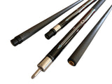 Gator Carbon Fiber Billiard Cue Stick 12.5mm Tip size, A black, white or red hard case, A Champion glove, Model: S7-3