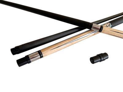 Gator Carbon Fiber Billiard Cue Stick 12.5mm Tip size, A black hard case, A Champion glove, Model: S7-4