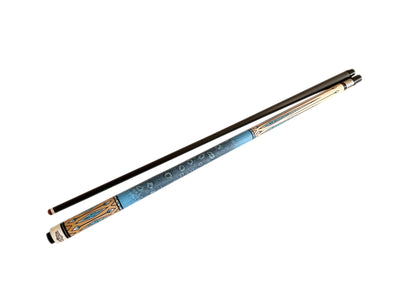 Gator Carbon Fiber Billiard Cue Stick 12.5mm Tip size, A Brown hard case, A Champion glove, Model: S7-6