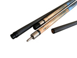 Gator Carbon Fiber Billiard Cue Stick 12.5mm Tip size, A Brown hard case, A Champion glove, Model: S7-6