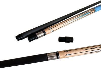 Gator Carbon Fiber Billiard Cue Stick 12.5mm Tip size, A Brown hard case, A Champion glove, Model: S7-6