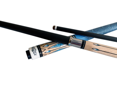 Gator Carbon Fiber Billiard Cue Stick 12.5mm Tip size, A Brown hard case, A Champion glove, Model: S7-6