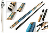 Gator KL-S7-6 Carbon Fiber 12.4mm or 11.8mm Uni-Loc Pool Cue + Hard Case, Joint Protectors, and Playing Glove