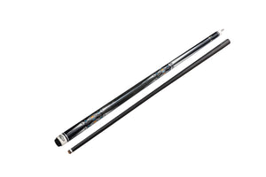 Gator S7-8  Carbon Fiber 12.4mm Uni-Loc Pool Cue + Hard Case, Joint Protectors, and Playing Glove