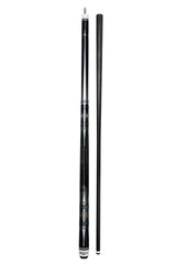Gator S7-8  Carbon Fiber 12.4mm Uni-Loc Pool Cue + Hard Case, Joint Protectors, and Playing Glove