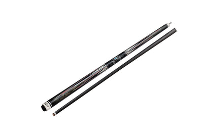 Gator S7-9  Carbon Fiber 12.4mm Uni-Loc Pool Cue + Hard Case, Joint Protectors, and Playing Glove