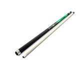 Champion Spider Green Pool Cue Stick, ST-14 Grey Breaking cue, 2X2 Black Case, 2 Glove (18 oz - 21 oz)