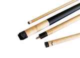 Champion ST14 Natural Pool Cue Stick , Brown Pool Case, Champion Glove