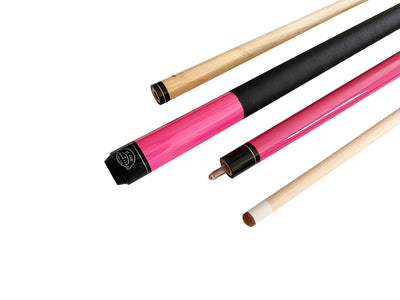 Champion ST14 Hot Pink Pool Cue Stick , Black or White Pool Case, Champion Glove