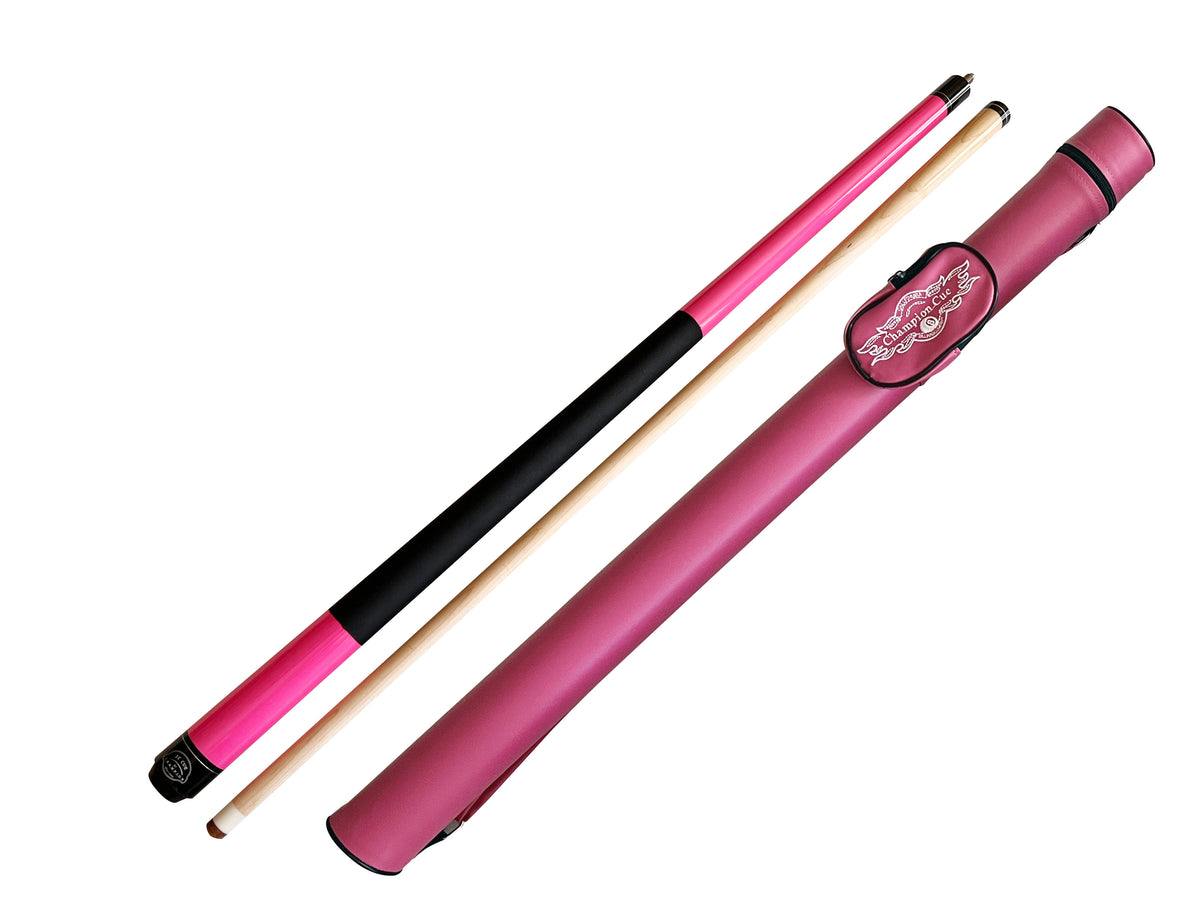 Champion ST14 Hot Pink Pool Cue Stick , Pink Pool Case, Champion Glove ...