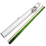 Champion ST14 Green Pool Cue Stick No wrap , A white or Black Pool Case, Champion Glove