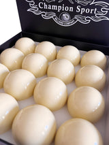 Champion 2-1/4" Professional Billiard Pool Cue Balls, White Cue Ball, Set of one or  two ball, or