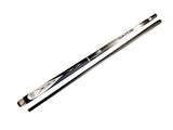 White Spider Carbon Fiber Billiard Cue Stick 12.5mm Tip size, A black hard case, A Champion glove, Model: CK-WT