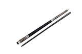 Gator X5-7 Carbon Fiber 12.4mm Uni-Loc Pool Cue + Hard Case, Joint Protectors, and Playing Glove