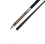 Gator X5-7 Carbon Fiber 12.4mm Uni-Loc Pool Cue + Hard Case, Joint Protectors, and Playing Glove