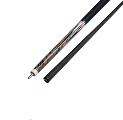 Gator X5-7 Carbon Fiber 12.4mm Uni-Loc Pool Cue + Hard Case, Joint Protectors, and Playing Glove