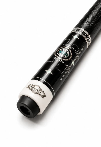 Gator 9-A3  Carbon Fiber 12.4mm Uni-Loc Pool Cue + Hard Case, Joint Protectors, and Playing Glove