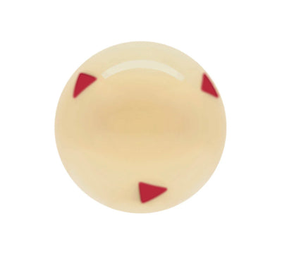 Champion 2-1/4" Billiard Arcos Training Pool Cue Ball with Red Triangles