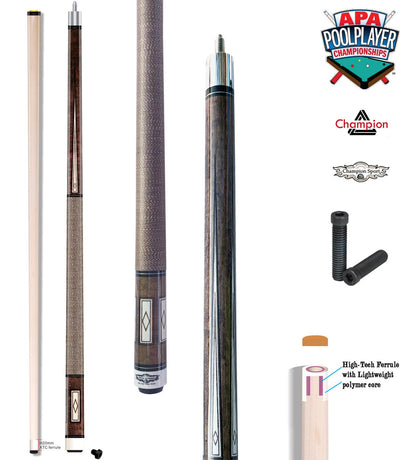 Combo deal ! Champion pool cue and ST cue, Pro taper, 12.5mm, 13mm