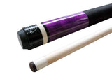 Champion Pool Cue Butt Only, 5/16X18 Joint, 29" long purple, brown, black,grey