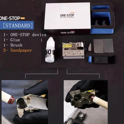 Champion Standard One-Stop Billiard Pool Cue Tip Shaper All in 1 Tip Repair Tool