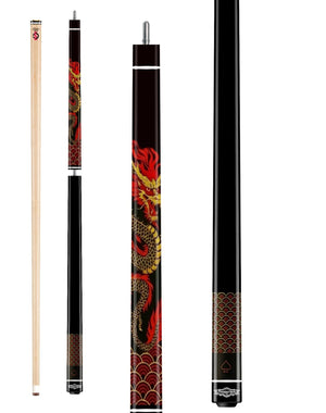 Champion Japanese Dragon JP-1 Jump and break Cue, Two Break Tips, 58",13 mm
