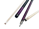 Combo deal! Champion constellation pool cue, ST cue, 2X2 purple Case, Aim train