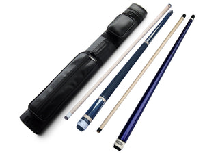 Combo deal ! Champion LPC2 pool cue and Heavy Hitter Jump Break Cue - 19-26 oz 3 Piece Jump and break cue, Pro taper, 12.5mm, 2x2 Pool case, Air training ball