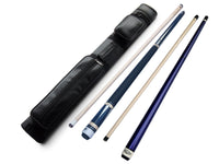Combo deal ! Champion LPC2 pool cue and Heavy Hitter Jump Break Cue - 19-26 oz 3 Piece Jump and break cue, Pro taper, 12.5mm, 2x2 Pool case, Air training ball