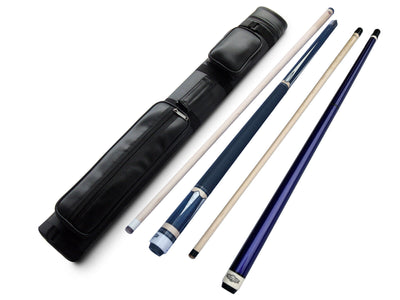 Combo deal ! Champion LPC2 pool cue and Heavy Hitter Jump Break Cue - 19-26 oz 3 Piece Jump and break cue, Pro taper, 12.5mm, 2x2 Pool case, Air training ball