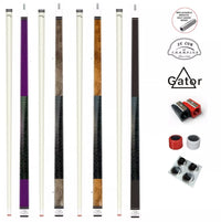 Lot of 4! Champion ST Grey/Black/purple/Brown Pool Cue Sticks,Champion Glove,4 Black Tips
