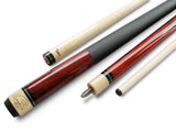 Combo deal! Champion Wine pool cue 11.75mm, ST Grey cue 13mm, 2X3 Case set