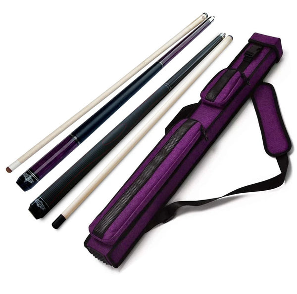 Combo deal! Champion constellation pool cue, Jump and break cue, 2X2 purple Case