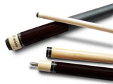 Combo deal! Champion Wine pool cue 11.75mm, ST Black cue 13mm, 2X3 Case set