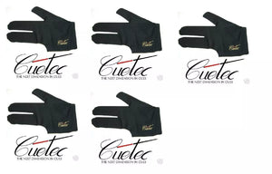 Premium New Champion Pool Cue Stick Glove- 3 Finger On Left hand( Black, Blue)