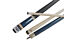Combo deal ! Champion LPC2 pool cue and Heavy Hitter Jump Break Cue - 19-26 oz 3 Piece Jump and break cue, Pro taper, 12.5mm, 2x2 Pool case, Air training ball