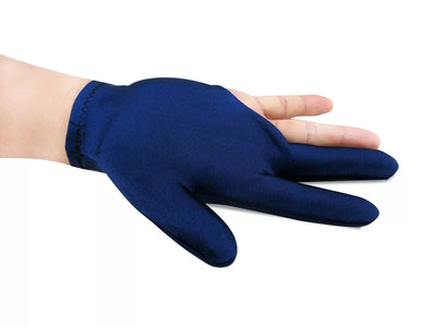 Premium Champion Pool Cue Stick Glove- 3 Finger On right hand( Black, Navy Blue)