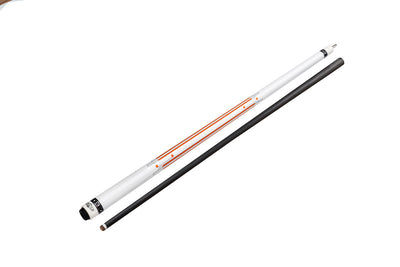 Gator S7-12  Carbon Fiber 12.4mm Uni-Loc Pool Cue + Hard Case, Joint Protectors, and Playing Glove