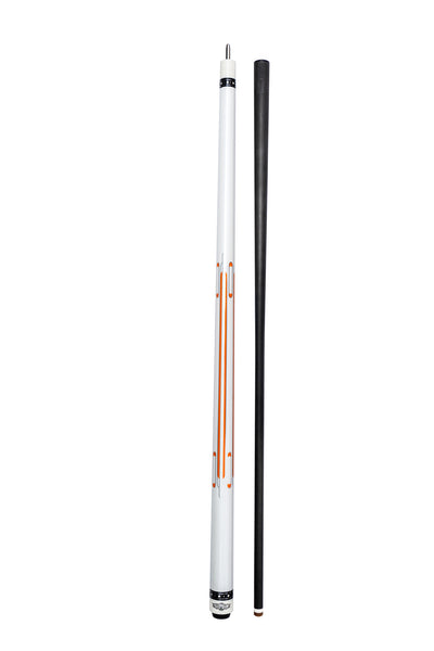 Gator S7-12  Carbon Fiber 12.4mm Uni-Loc Pool Cue + Hard Case, Joint Protectors, and Playing Glove