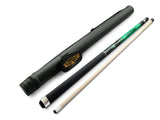 Champion Sport Dark Green Spider Billiards Pool Cue Stick (12mm, 12.5mm, 13mm), White or Black Case, Champion Glove
