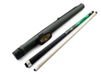 Champion Sport Dark Green Spider Billiards Pool Cue Stick (12mm, 12.5mm, 13mm), White or Black Case, Champion Glove