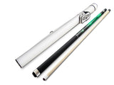 Champion Sport Dark Green Spider Billiards Pool Cue Stick (12mm, 12.5mm, 13mm), White or Black Case, Champion Glove