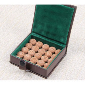 Lot of 10 Pool Billiard 12-Layers Soft or Medium leather Pool Cue Tips 13 MM