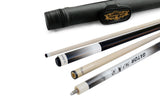 Champion Billiard White BW1 Pool Cue Stick (11.75 mm), Black Hard Case, Cuetec or Champion Glove (20 oz)